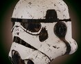 Star Wars Damaged Stormtrooper Helmet 3D 모델 