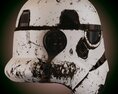 Star Wars Damaged Stormtrooper Helmet 3d model