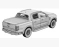 Ford Ranger Wildtrak 2023 3D-Modell seats