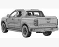 Ford Ranger Wildtrak 2023 3D 모델 
