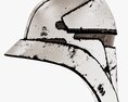 Star Wars Damaged Tank Trooper Helmet 3D 모델 
