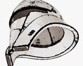 Star Wars Damaged Tank Trooper Helmet Modelo 3D