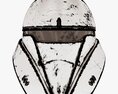 Star Wars Damaged Tank Trooper Helmet 3D-Modell