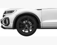 Volkswagen T-Roc R-line 2022 Modello 3D vista frontale