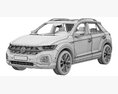 Volkswagen T-Roc R-line 2022 3d model