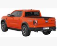 Ford Ranger Raptor 2023 3Dモデル wire render