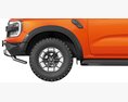 Ford Ranger Raptor 2023 3Dモデル front view