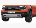 Ford Ranger Raptor 2023 3Dモデル clay render