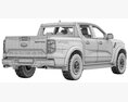 Ford Ranger Raptor 2023 3D модель seats