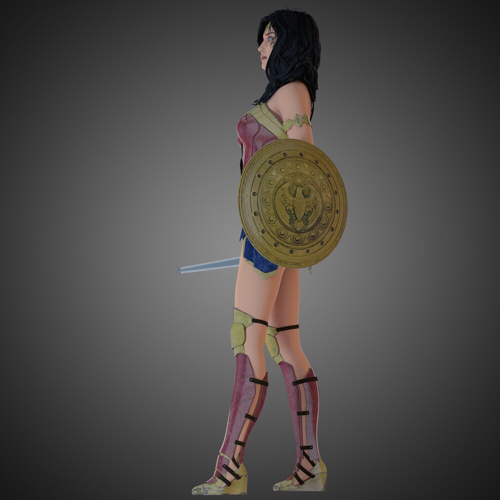 Wonder Woman Modello 3D