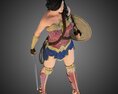 Wonder Woman 3D 모델 