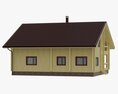 Wooden House 3Dモデル