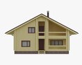 Wooden House Modello 3D