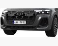 Audi SQ7 2024 3d model clay render