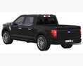 Ford F-150 Platinum 2024 Modelo 3d wire render