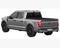 Ford F-150 STX 2024 3D-Modell wire render