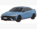 Hyundai Elantra N 2024 3D 모델 