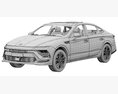 Hyundai Sonata N-Line 2024 3D模型 seats