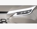 Lexus LM 2024 3D-Modell Seitenansicht