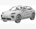 Porsche Macan 4 Electric 3D модель seats