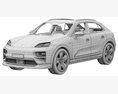 Porsche Macan Turbo Electric 3D 모델  seats
