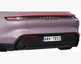 Porsche Taycan 4S Sport Turismo 2024 3D модель