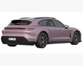 Porsche Taycan 4S Sport Turismo 2024 3D 모델 