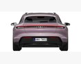 Porsche Taycan 4S Sport Turismo 2024 Modello 3D dashboard