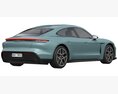 Porsche Taycan 2024 3D модель