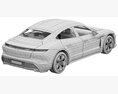 Porsche Taycan 2024 3d model