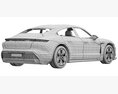Porsche Taycan 2024 3D模型