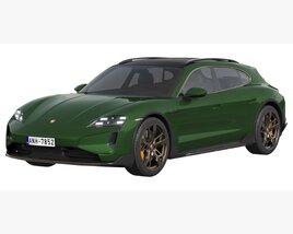 Porsche Taycan Turbo Cross Turismo 2024 3D模型