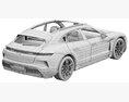 Porsche Taycan Turbo Cross Turismo 2024 3D 모델 