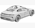 Porsche Taycan Turbo S 2024 3D-Modell