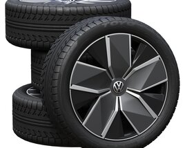 Volkswagen Wheels 3D 모델 
