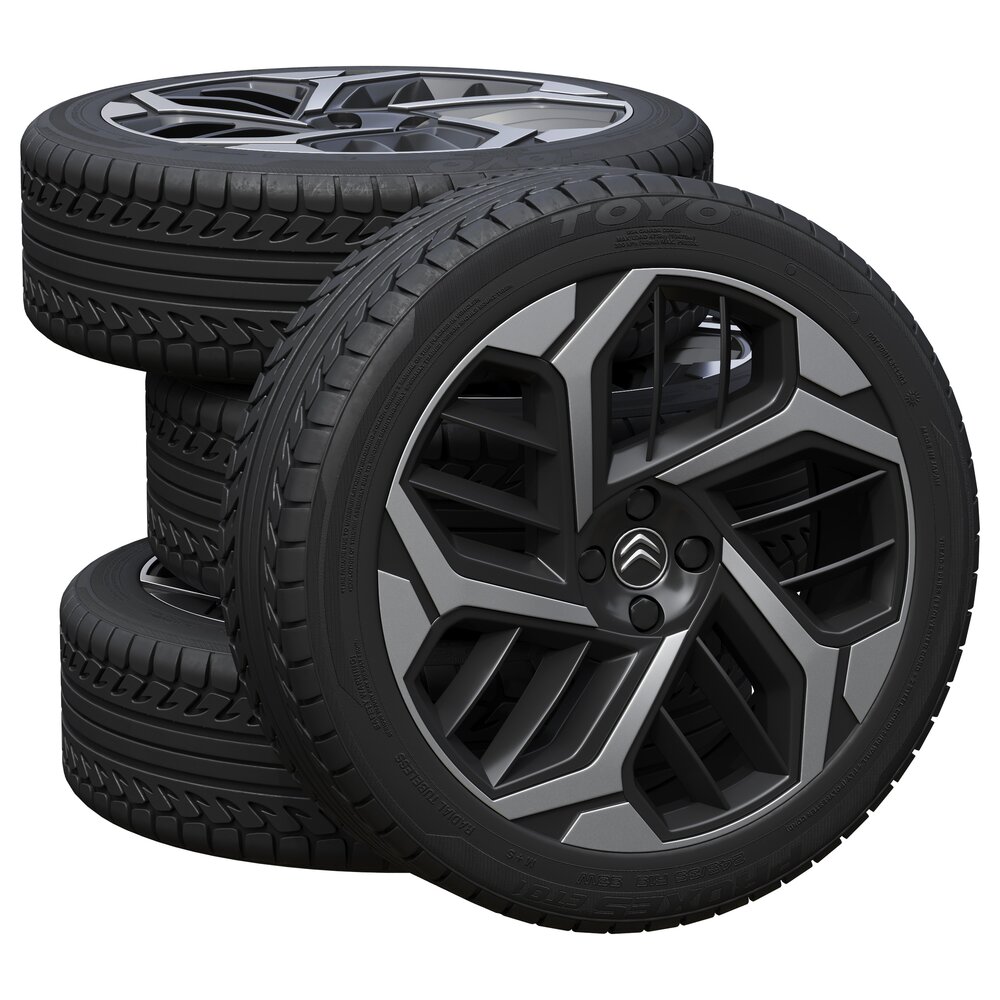 Citroen Tires Modello 3D