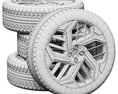 Citroen Tires 3d model