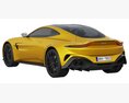 Aston Martin Vantage 2024 3D-Modell wire render