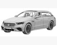 Mercedes-Benz E53 AMG Hybrid Estate 2024 3D-Modell seats