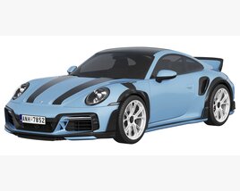 Porsche 911 TECHART GTstreet R Touring 3D модель