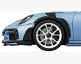 Porsche 911 TECHART GTstreet R Touring Modelo 3D vista frontal