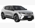 Renault Scenic E-Tech 2024 3D-Modell Rückansicht