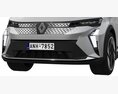 Renault Scenic E-Tech 2024 3Dモデル clay render