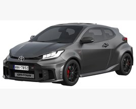 Toyota GR Yaris 2024 3D模型
