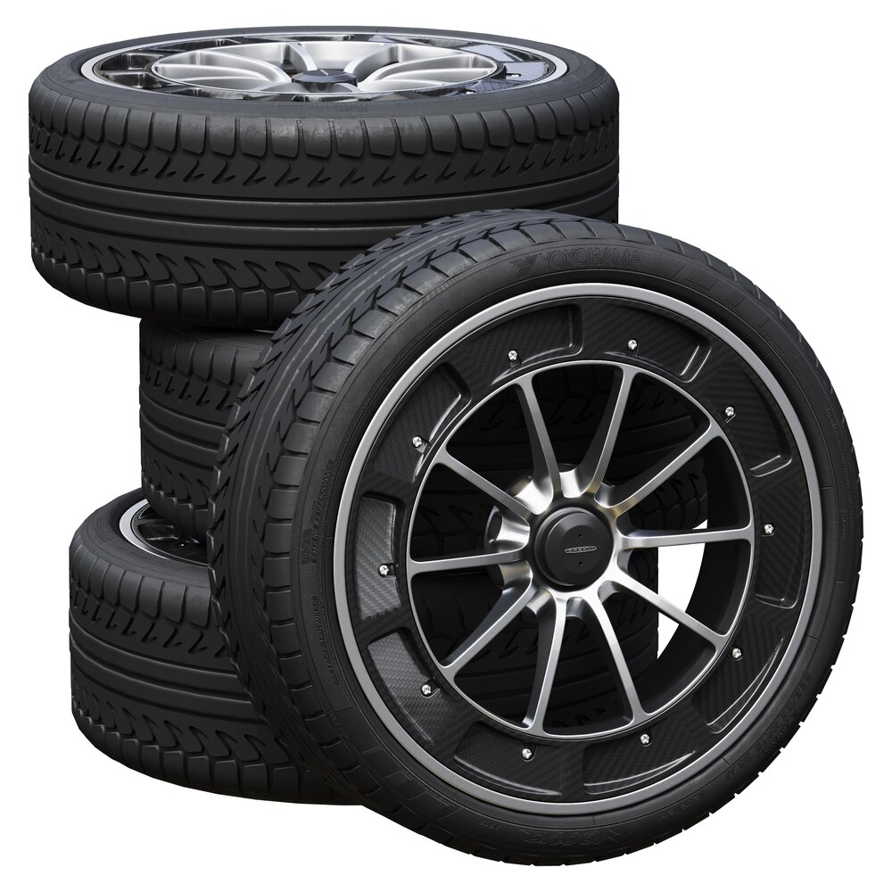 Pagani Tires 3D-Modell