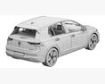 Volkswagen Golf 2024 3Dモデル