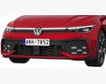 Volkswagen Golf GTI 2024 3D 모델  clay render