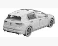 Volkswagen Golf GTI 2024 3D 모델 