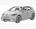 Volkswagen ID3 GTX 2024 3D 모델  seats