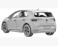 Volkswagen ID3 GTX 2024 3D模型